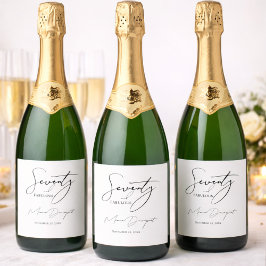 Modern 70 and Fabulous 70th Birthday Party 