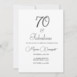 Modern 70 och fantastisk 50-årsfest  inbjudningar