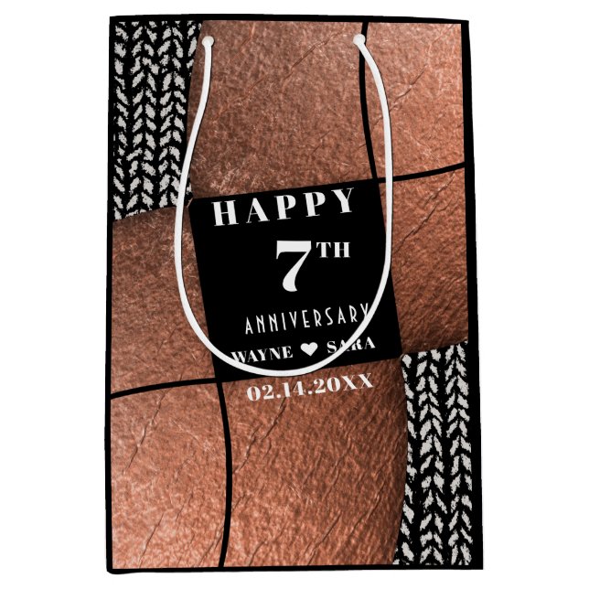 Modern 7:e Copper Wool-årsdag (Framsidan)