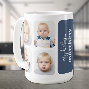 Modern 8-foto kaffemugg