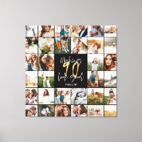 Modern 90:e multifoto-skriptgåva för flera foto