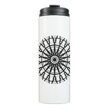 MODERN _A kaleidoscope RO CIRCLE _FÄRG _BLACK