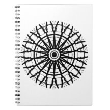 MODERN _A kaleidoscope RO CIRCLE _FÄRG _BLACK