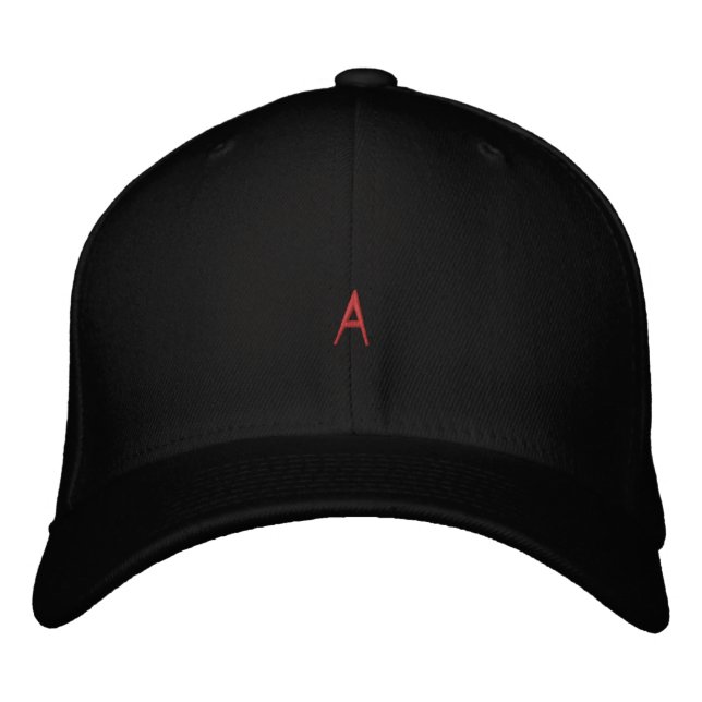Modern "A" Monogram Anpassad Toothfix-teckensnitt  Broderad Keps (Framsida)
