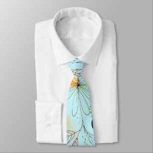 Modern Abstrac Business Mönster Blue Gult Slips