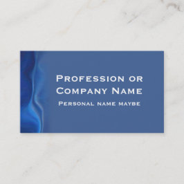 Modern Abstract Blue Border -- Business/Profession Visitkort