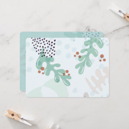 Modern Abstract Botanical Yellow Billy Button Inbjudningar