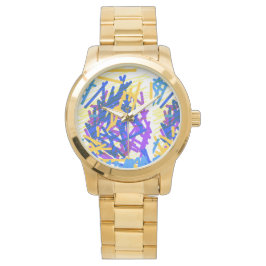 Modern Abstract Festive Paint Splash  Armbandsur