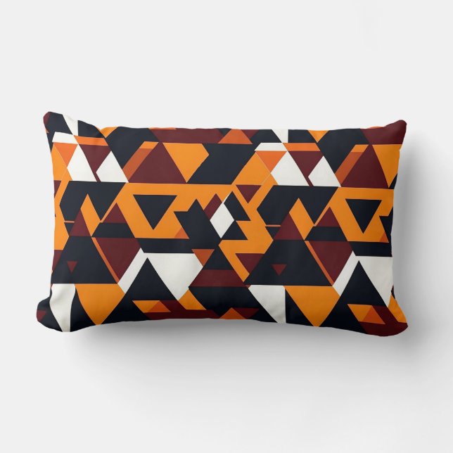 Modern abstract geometric pattern 1 - Throw PIllow Lumbarkudde (Framsida)