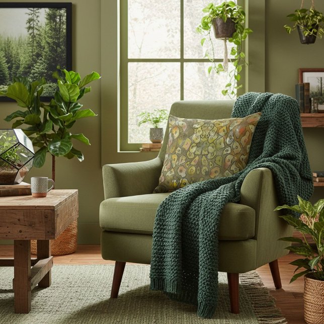 Modern abstract geometric triangular shapes  kudde (Skapare uppladdad)