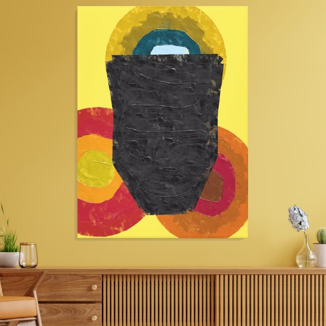 Modern Abstract Identity Concept  Canvastryck (Insitu (Vardagsrum))