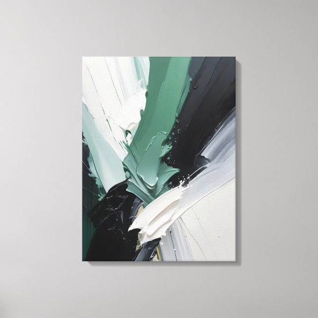 Modern Abstract Painting Canvas Print (Framsida)