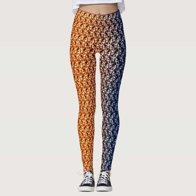 Modern abstract pattern 1177 - Leggings (Framsida)