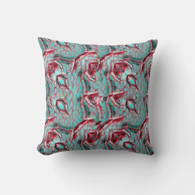 Modern abstract pattern 1186 - Throw Pillow Kudde (Framsida)