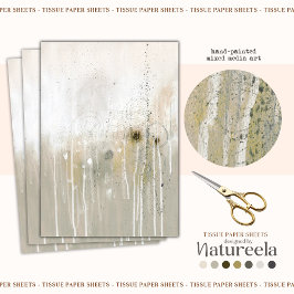 Modern Abstract Pattern Decoupage Tissue Paper
