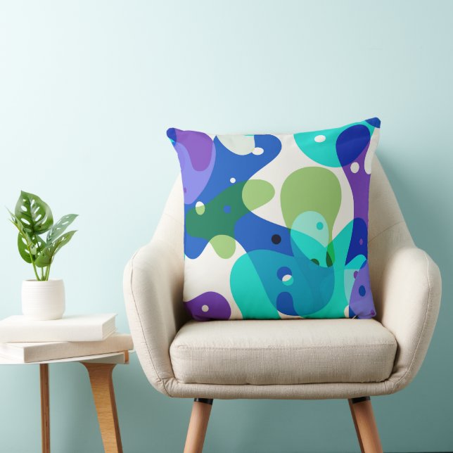 Modern abstract pattern kudde (Stol)