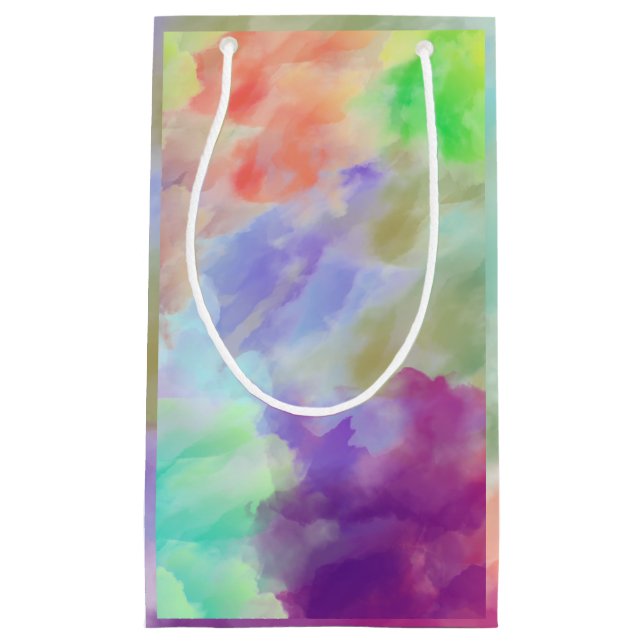 Modern Abstract Watercolor Clouds Colorful Pastel  (Framsidan)