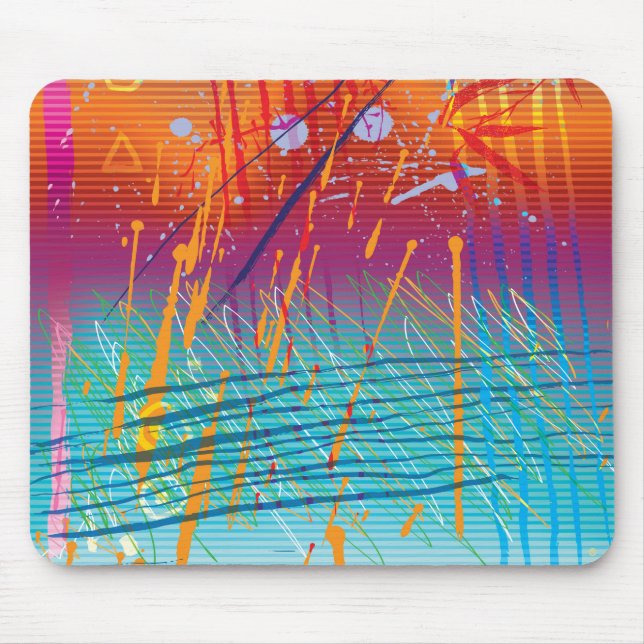 Modern Abstrakt-3-Mousepad Musmatta (Framsidan)