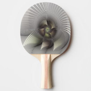 Modern Abstrakt 3D Form Fraktal Konst Pingisracket