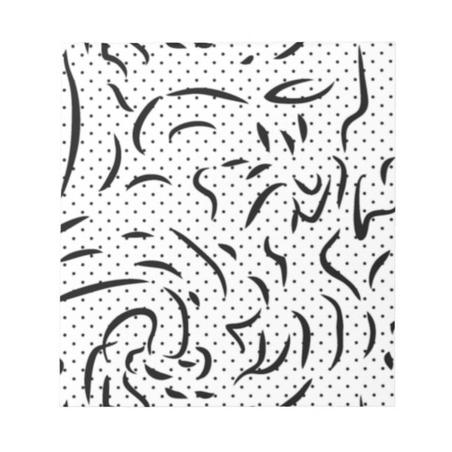 Modern abstrakt anteckningsblock | Minimalistisk s (Framsida)