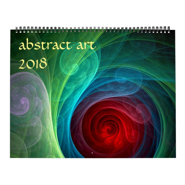 Modern Abstrakt Art 2018 Kalender (Omslag)