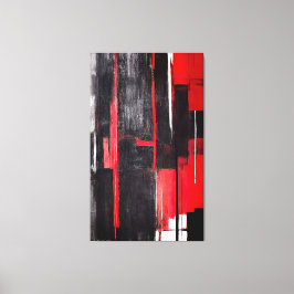 Modern Abstrakt Art - Aggressiv 002 Canvastryck