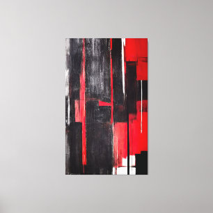 Modern Abstrakt Art - Aggressiv 002 Canvastryck