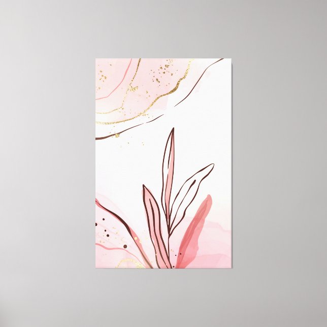 Modern Abstrakt Art Canvastryck (Framsida)