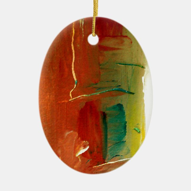 Modern Abstrakt Art Ceramic Ornament (Framsidan)