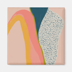 Modern Abstrakt Art Colorful iphone case Magnet