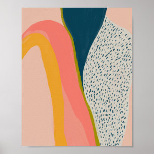 Modern Abstrakt Art Colorful Poster