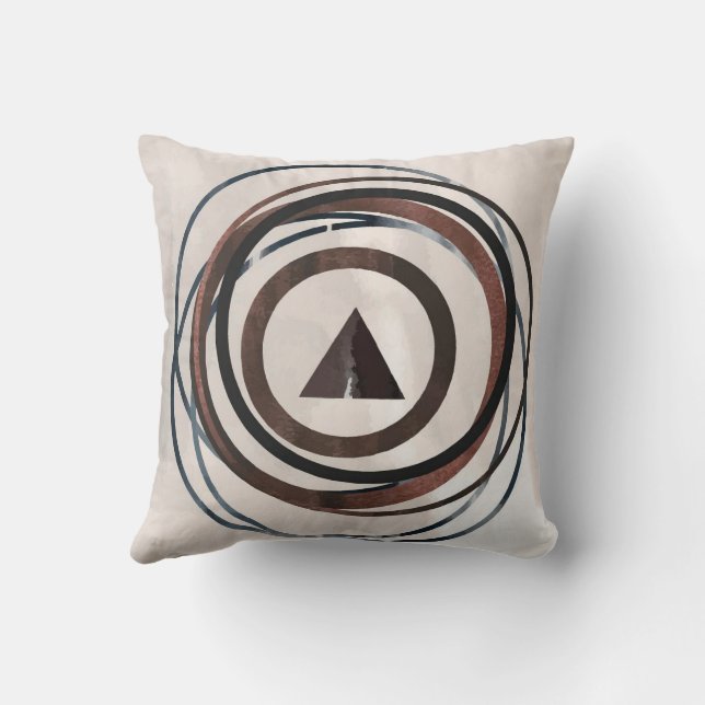 Modern Abstrakt Art Dekorativ kudde (Baksida)