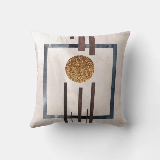 Modern Abstrakt Art Dekorativ kudde (Baksida)