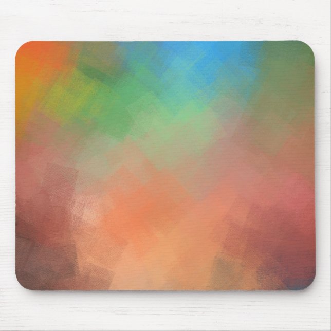 Modern Abstrakt Art-Elegant, färgmall Musmatta (Framsidan)