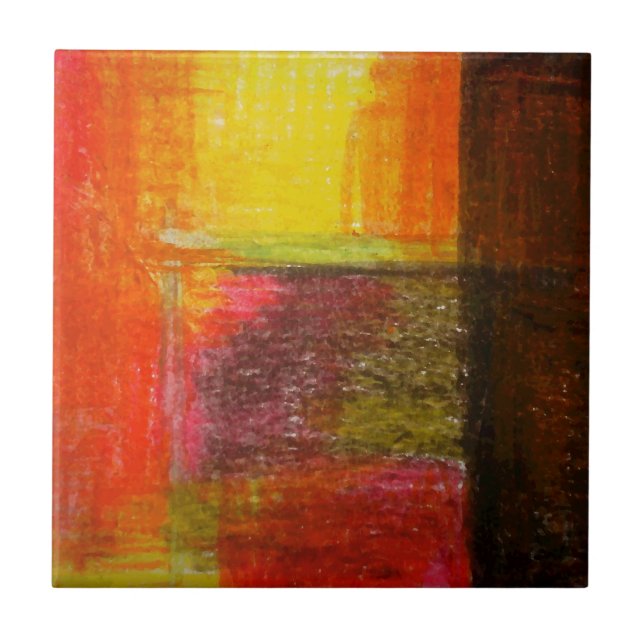 Modern Abstrakt Art Kakelplatta (Framsidan)