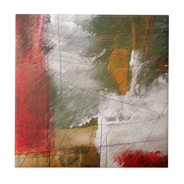 Modern Abstrakt Art Kakelplatta (Framsidan)