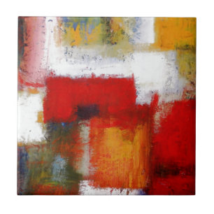 Modern Abstrakt Art Kakelplatta