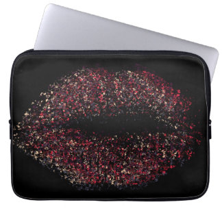Modern Abstrakt Art Läppar #17 Laptop Fodral