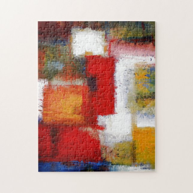 Modern Abstrakt Art-målning Pussel (Vertikal)