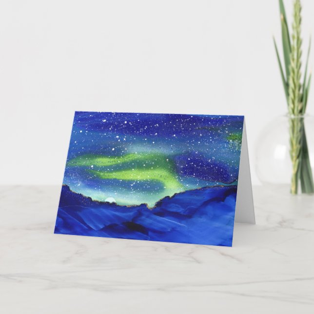 Modern Abstrakt Art-mappat gratulationskort Kort (Framsida)