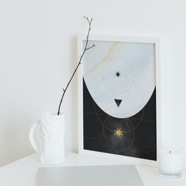 Modern Abstrakt Art medelårhundradets minimalistis Poster (Skapare uppladdad)