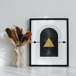 Modern Abstrakt Art medelårhundradets minimalistis Poster