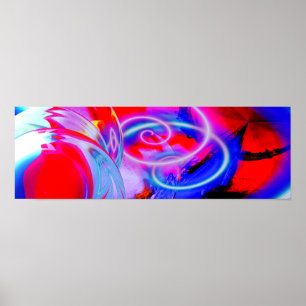 Modern Abstrakt Art Panoramic Poster