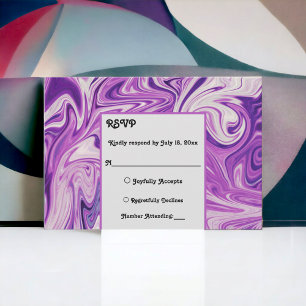 Modern Abstrakt Art Pastel Galaxy Snyggt Bröllop OSA Kort