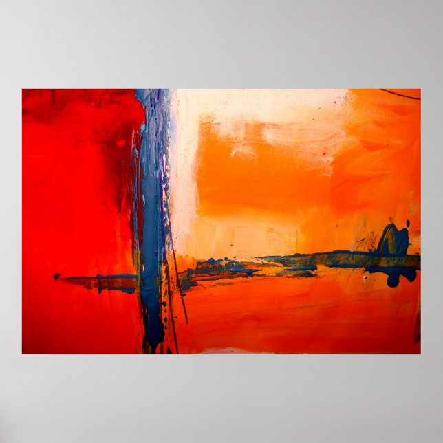 Modern Abstrakt Art Poster (Framsidan)