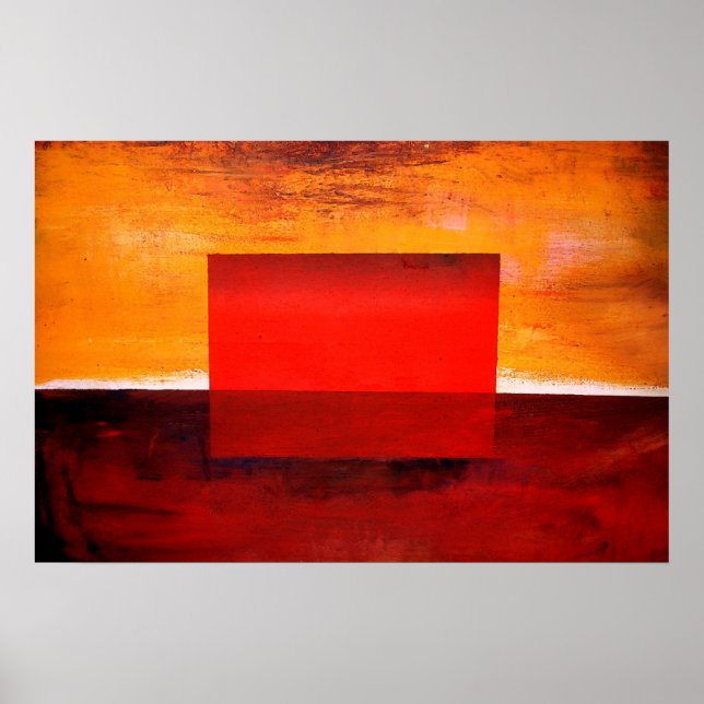 Modern Abstrakt Art Poster - Minimalistteckningar (Framsidan)