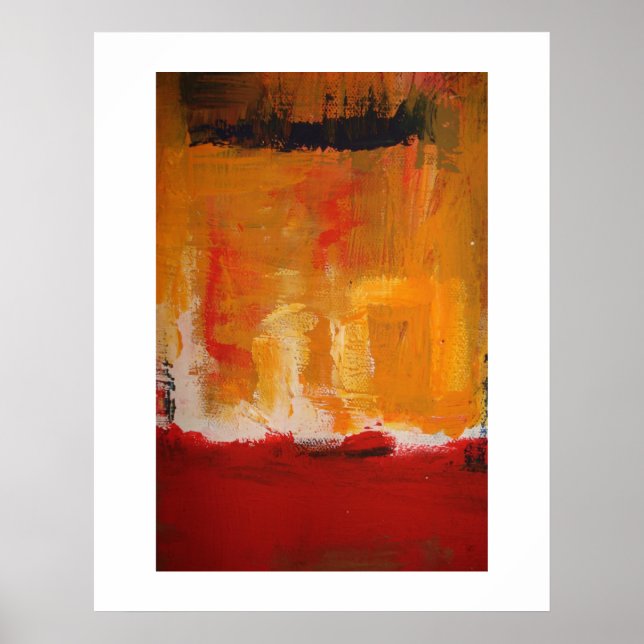 Modern Abstrakt Art Poster - Minimalistteckningar (Framsidan)