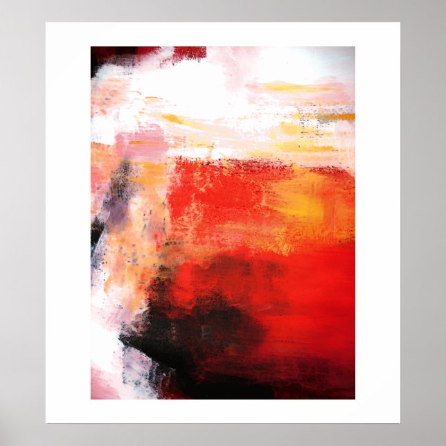 Modern Abstrakt Art Poster - Minimalistteckningar (Framsidan)