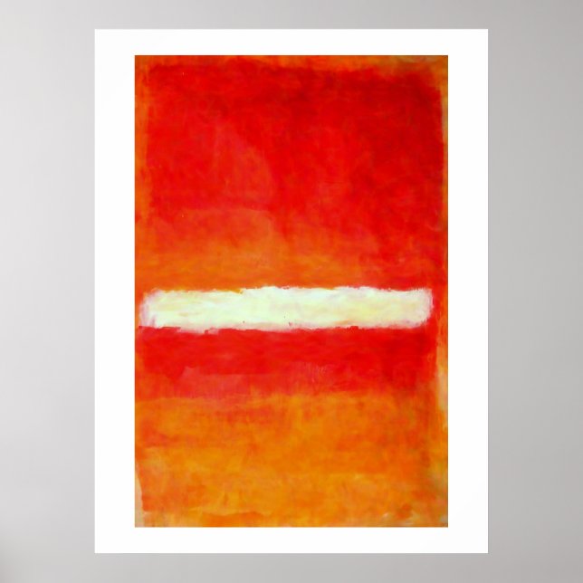 Modern Abstrakt Art Poster - Rothko Stil (Framsidan)