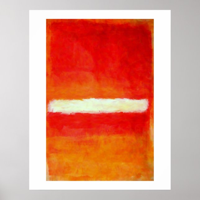 Modern Abstrakt Art Poster - Rothko Stil (Framsidan)